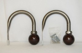Kirsch Regency Collection 60111011 Antique Pewter Curtain Hold Backs - £20.49 GBP