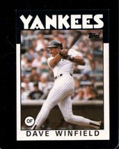1986 Topps #70 Dave Winfield Nmmt Yankees Hof *X102487 - £2.11 GBP
