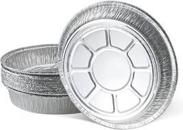 RTUDOPUYT 9 Inch Disposable Pie Pans, 15Pc Aluminum Foil Pie Tins, Alumi... - £11.90 GBP