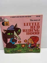 Vtg Walt Disney LITTLE RED RIDING HOOD Disneyland Record &amp; Book 328 V 33... - $134.02 MXN