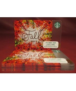 Starbucks, 2017 Fall Red Foil Gift Card New Unused - $6.39 CAD