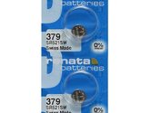 Renata 379 SR521SW Batteries - 1.55V Silver Oxide 379 Watch Battery (2 C... - £3.91 GBP+