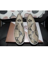Fergalicious Stevie Slip-on Sneakers W/Snakeskin Print Size 9 Women&#39;s NEW - €57,42 EUR