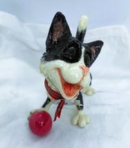 Little Paws Cat Figurine Sculpted Pet Jess 4.5" High Black White Kitten LP065 image 3