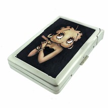 Smoking Boop Cigarette Case with Built in Lighter Metal Wallet - $368.51 MXN