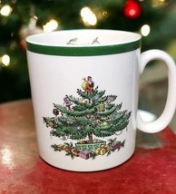 Spode Christmas Tree Café Mug Green Trim Set of 4 - $783.48 MXN