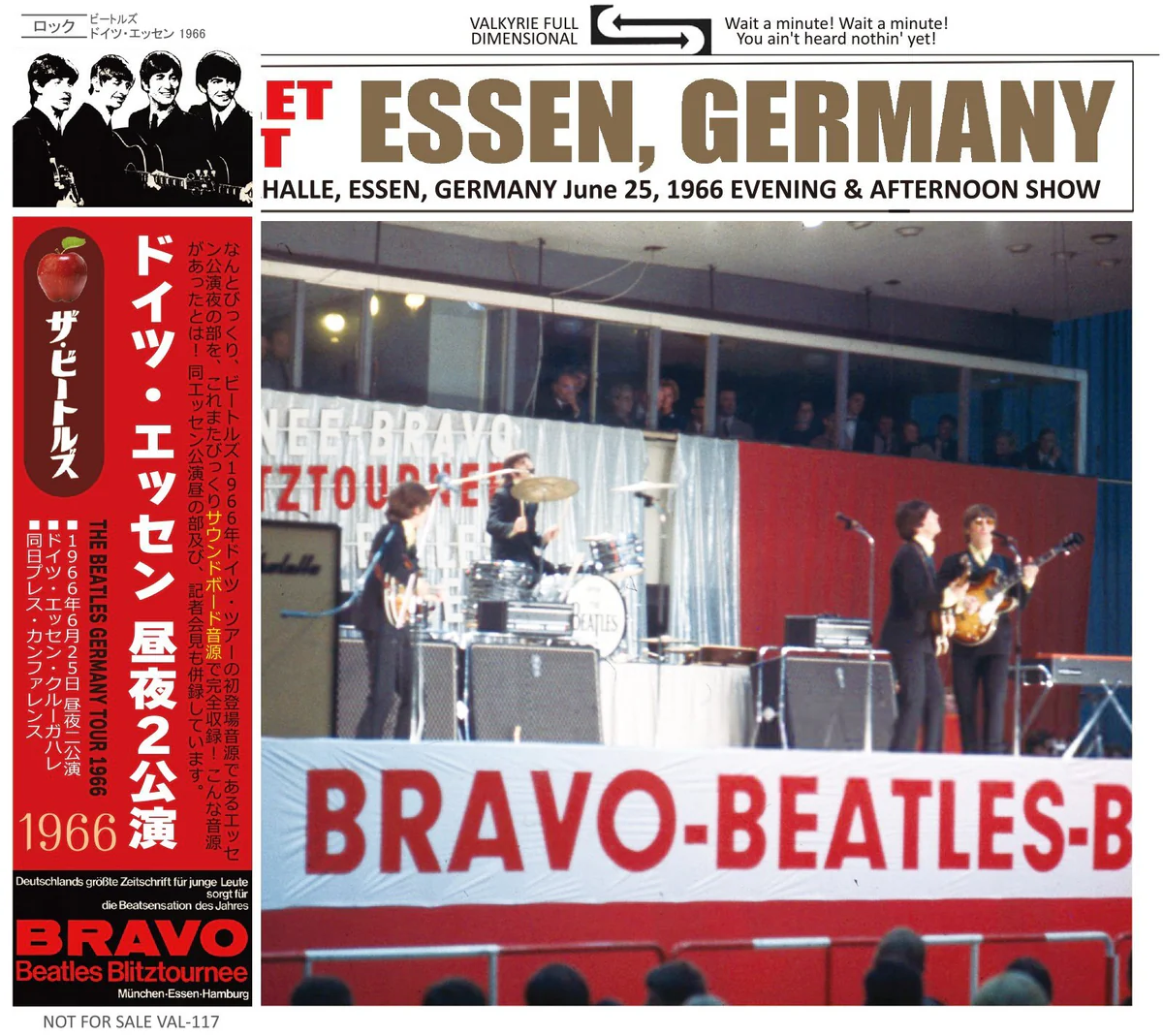 The Beatles Live in Essen, Germany 1966 CD Complete Soundboard Evening Show - $20.00