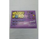 Wizard World 2000 Flyer Sheet - £21.13 GBP