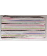 Just Born Striped Receiving Blanket 30x28in Baby Security Lovey Multicol... - $9.99