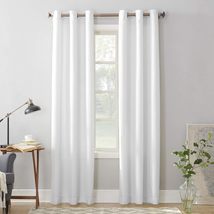 No. 918 Montego Casual Textured Semi-Sheer Grommet Curtain Panel - $4.99