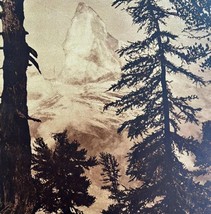 Matterhorn Mountain Summit Swiss Pennine Alps 1920s Switzerland GrnBin1 - $39.99