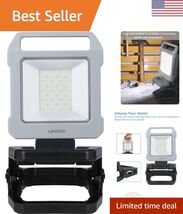 2500LM LED Clamp Work Light Rechargeable,12h Portable Battery Worklight ... - $46.22