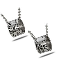 Men&#39;s Stainless Steel Duck Band Necklace - Philippians - $219.57