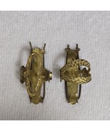 Antique 1914 Victorian Brass Metal Hair Barrettes  - $740.09 MXN