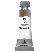 MaimeriBlu Superior Watercolor Paint 12ml-Burnt Umber (Pack of 1) - $900.82 MXN