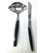 Japanese Starburst Ladle Table Knife Acrylic 2 Pieces Mid Century Modern - $23.70