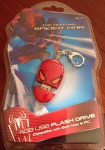 Back To School! Spider-Man ~ 4GB Usb Flash Drive &amp; Key Chain ~ Mac Or Pc New! - £7.63 GBP