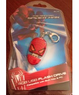 BACK TO SCHOOL! Spider-Man ~ 4GB USB Flash Drive &amp; Key Chain ~ Mac or PC... - £7.61 GBP