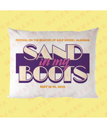 SAND IN MY BOOTS MUSIC FESTIVAL 2025 Pillow Cases - $31.91 CAD
