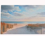 Courtside Market Sunset Beach Gallery Canvas Wall Art 11.75 in x 17.75 in - $19.79