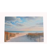 Courtside Market Sunset Beach Gallery Canvas Wall Art 11.75 in x 17.75 in - $27.15 CAD