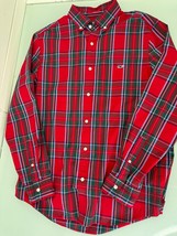 Vineyard Vines Classic Fit Tucker Shirt Tartan Plaid Men Medium M Cotton... - £22.95 GBP