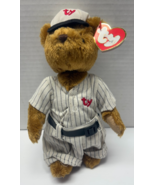 TY Cooper 9&quot; Baseball Teddy Bear Plush - $10.86 CAD