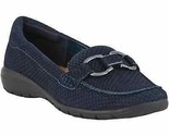 Easy Spirit Women Slip On Loafers Avienta Size US 8.5M Dark Blue Snake P... - £29.28 GBP