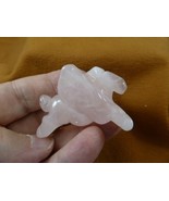 (Y-PEG-RU-579) Rose quartz crystal mythical PEGASUS flying winged horse ... - €16,13 EUR