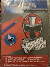 Power Rangers Ninja Steel Party Supplies Invitations   8ct. (B) - £7.69 GBP