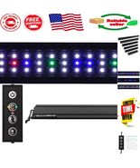 Sleek Vivio Dimmable LED Light 12-18&#39;&#39; for Freshwater Aquariums - Easy I... - $490.86 MXN