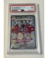 Pokémon Iconic Charizard EX PSA 9 Paldean Fates Tin Black Star - Promo C... - $85.83