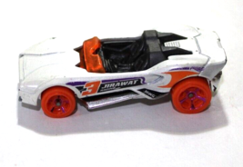 Hot Wheels Mattel 2014 Carbonic White Sports Car HW Action  - $6.88