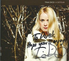 TINA DICO - A DETOUR 2008 UK CD &quot;AUTOGRAPHED / SIGNED&quot; DIGIPAK AKA TINA ... - £49.40 GBP