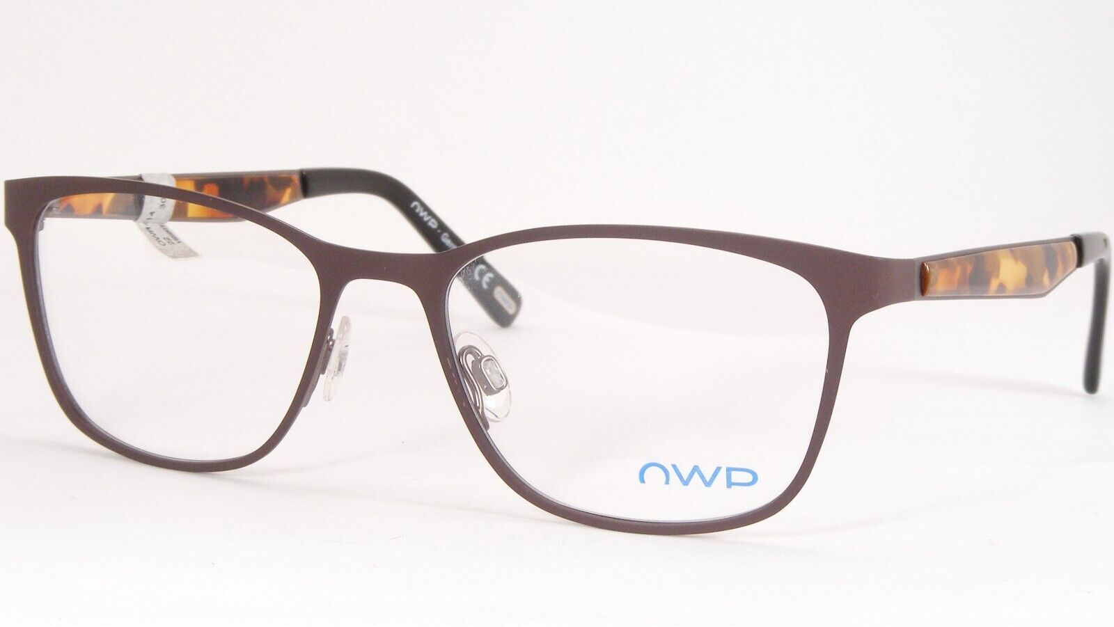 OWP Modèle 1414 300 Mate Marron Unique Rare Lunettes 52-17-135mm (Notes) - $66.56