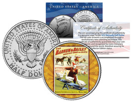 RINGLING BROS &amp; BARNUM BAILEY CIRCUS * Geese * Colorized JFK Half Dollar... - €10,66 EUR
