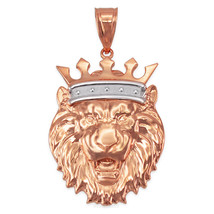 Rose Gold Lion King Pendant (S/M/L/XL) - £93.86 GBP+