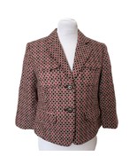 Worthington Button Front Blazer Women&#39;s Size 4P 4 Front Pocket, 3/4 Sleeves - £18.62 GBP