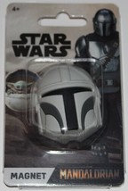 Star Wars The Mandalorian TV Series Mando&#39;s Helmet 3-D Foam Magnet NEW U... - $7.84