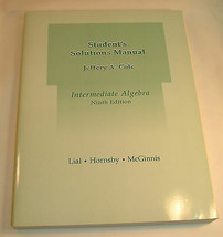 New Student&#39;s Solutions Manual Intermediate Algebra Ninth Edition Jeffre... - £23.59 GBP
