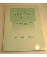 New Student&#39;s Solutions Manual Intermediate Algebra Ninth Edition Jeffre... - $41.14 CAD