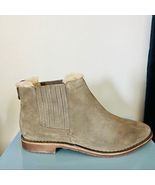 SEYCHELLES Pool Cozy Suede Fur Bootie, Ankle Bootie, Tan/Brown, Size 10,... - $59.00