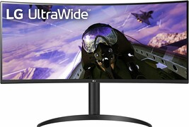 LG 34WP65C-B UltraWide Computer Monitor 34-inch QHD (3440x1440) 160Hz, H... - €441,35 EUR