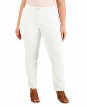 MSRP $59 Style Co Plus Size Straight-Leg Jeans Bright White Size 24W (DEFECT) - £9.38 GBP