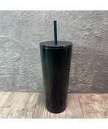Starbucks Black Green Ombré Stainless Steel Cold Cup 24 Oz 2020 - £11.17 GBP