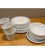 Corelle Pyrex Snowflake Garland Blue Replacement Dishes Vintage Winter - €4,65 EUR+