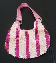 Build A Bear Workshop Pink &amp; Fushia Sequin Purse - $125.26 MXN