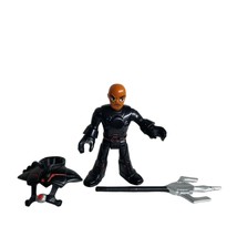 Fisher Price Imaginext Black Manta Action Figure with Accessory DC Super... - £11.94 GBP