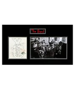 The Band  Autographed Page Signed by 6 Members Museum Framed Ready to Di... - $46,665.44 MXN