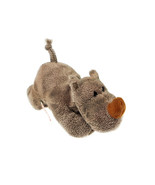 MagNICI Rhino Brown Stuffed Toy Animal Magnet in Paws 5 inches - £9.19 GBP